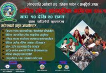 धादिङ बेसिमा लोक साँस्कृतिक महोत्सव माघ १० देखि २० गते सम्म हुने