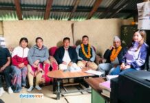 रूबीभ्याली गाउँपालिका न्यायिक समितिको जिल्ला न्यायाधीशको नेतृत्व द्वारा अनुगमन