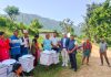 त्रिपुरासुन्दरीमा चेपाङ, दलित तथा विपन्न परिवारलाई मौरीसहितको आधुनिक घार वितरण